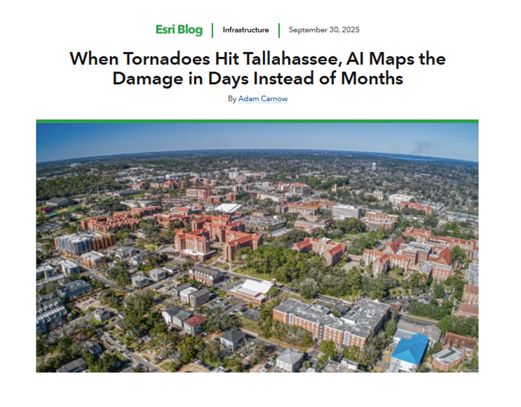 When Tornadoes Hit Tallahassee, AI Maps the Damage